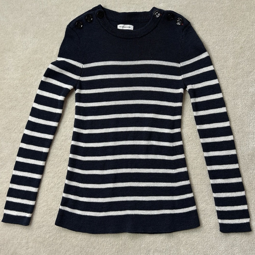 Isabel Marant Womens Sweater Small Long Sleeve Pullover Italy Knit